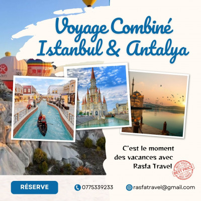 Voyage Combiné Antalya / Istanbul انطاليا و اسطنبول