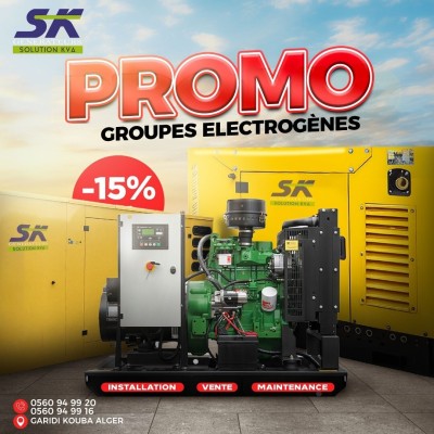 Big promo différentes puissances groupe eléctrogéne