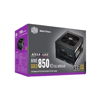 ALIMENTATION COOLERMASTER MWE Gold 850 V2 ATX 3.1 PCIE 5.0