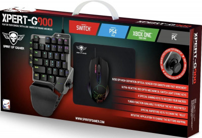 CLAVIER ONE HAND AVEC SOURIS SPIRIT OF GAMER XPERT-G900