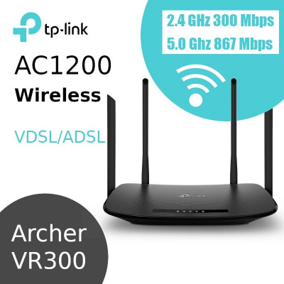 Modem Routeur WiFi TP-Link AC1200 VR300 VDSL/ADSL