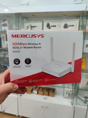 Mercusys MW300D Modem Routeur ADSL2+ WiFi N 300 Mbps