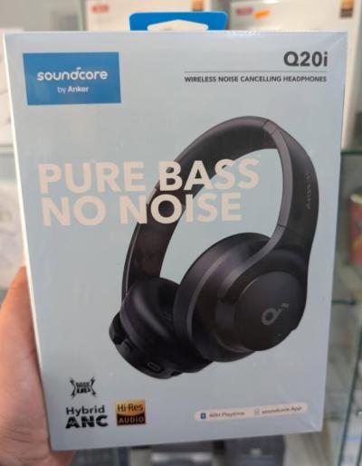 Soundcore Q20i Casque Bluetooth reducteur de bruit hybride active by Anker,40 Hr ANC, Hi-Res Audio, 