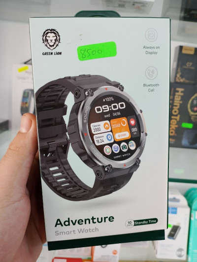 accessoires-electroniques-montre-connectee-adventure-smart-watch-green-lion-gnadswbk-noir-kouba-alger-algerie