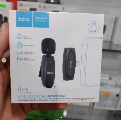 L15 Type-IP Microphone numérique cravate sans fil- Hoco