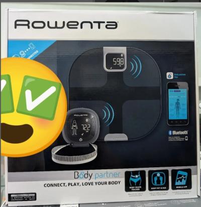 Rowenta  Body Partner Shape balance  sans fil Smart Connectée au téléphone portable 