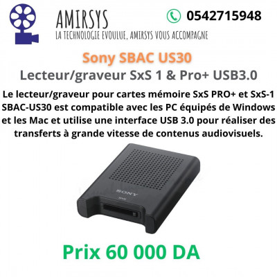  lecteur /graveur pour cartes mémoire Sony SBAC US30