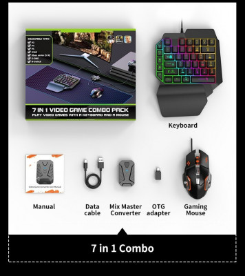 Mix 7 In 1 Video Game Combo Pack