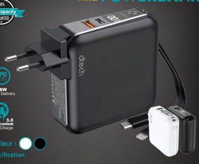 Power Bank D-Tech 4in1 DP15 15000 MAh Fast Charge