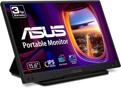 ASUS ZENSCREEN MB166C - ECRAN PORTABLE - 15,6" FHD - IPS - 5MS - USB-C - PLUG & PLAY - USB-C -BLACK