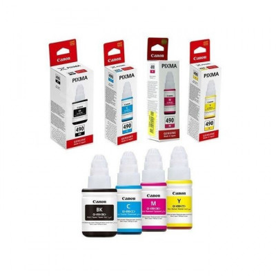 PACK BOUTEILLE ENCRE CANON 490  41 ORG