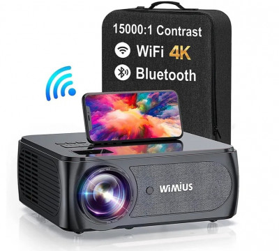 ② Vidéoprojecteur WiFi Bluetooth 18000 Lumens Led Full HD NEUF