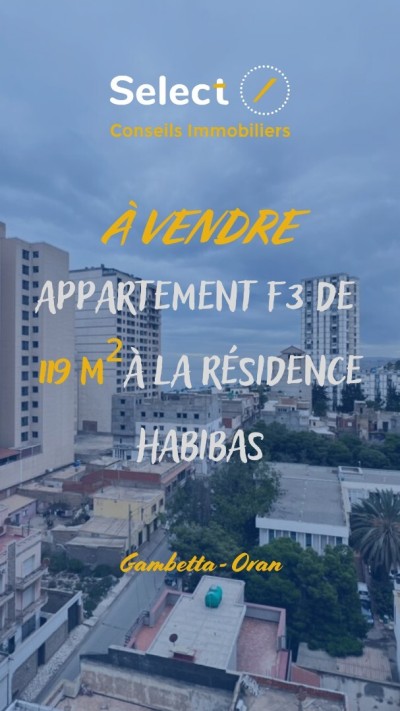 Vente Appartement F3 Oran Oran