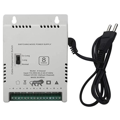 Alimentation CCTV IPR multiport 4CH (entrée 150-300V, sortie 12 Volt 5 Amp)