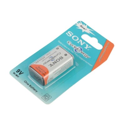 Pile Rechargeable SONY 9V NiMH 450mAh