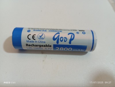 Piles rechargeable Lithium GOOP 18650 3.7V Original