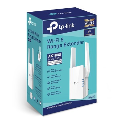 Répéteur WiFi 6 AX1800 RE605X TP-LINK