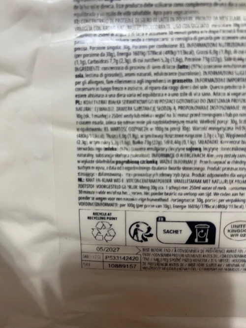 Whey Protein 2.5kg