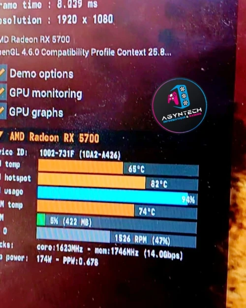 carte graphique SAPPHIRE PULSE RADEON RX 5700 8G