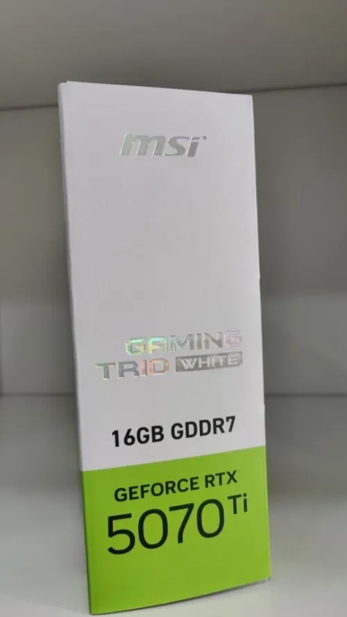 PROMOTION EXCEPTIONNELLE : GeForce 5070 Ti 16G GAMING TRIO OC WHITE