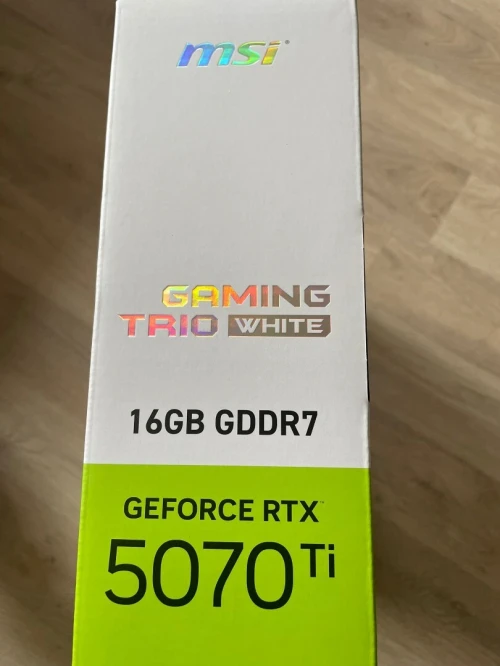 MSI GeForce RTX 5070 Ti GAMING TRIO WHITE 16GB GDDR7