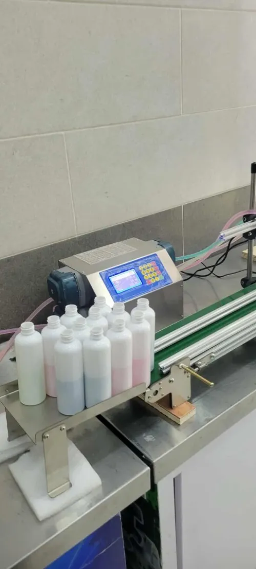 Machine de Contrôle Liquide 4 Becs avec Tapis