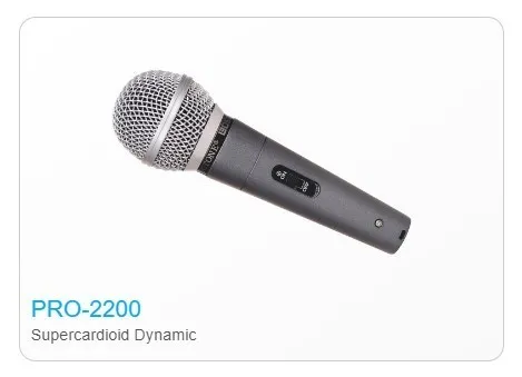 Microphone professionnel filaire