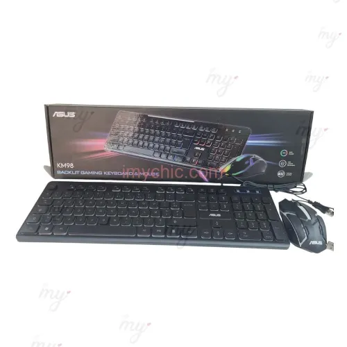 CLAVIER SOURIS GAMING  ASUS KM98 RGB