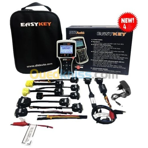 Programmateur de clé intelligente DTDAuto Easykey 4 outil de diagnostic de moto pour Yamaha, TMAX,