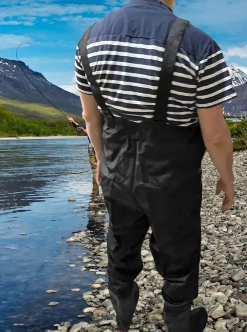Combinaison avec boots imperméable pour jardiner 