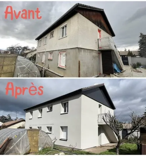 travaux de peinture facade exterieur
