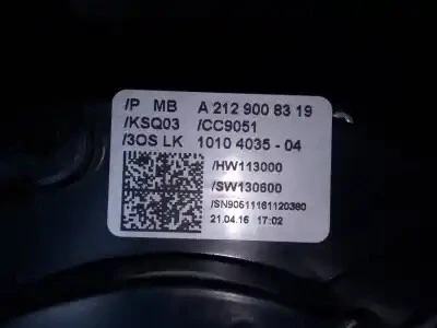 commodo de clignotant Mercedes-benz  W204 W212 Contacteur Tournant D'airbag