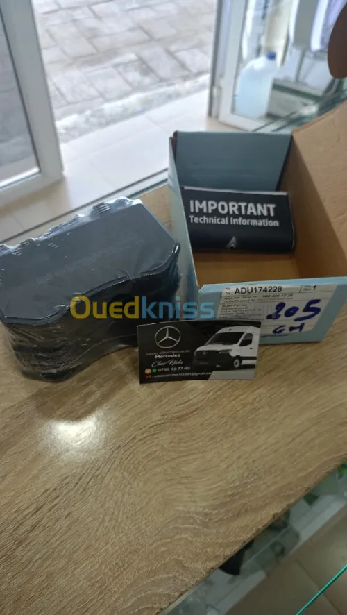 PLAQUETTE DE FREIN MERCEDES AVANT ET ARRIÈRE CLASSE A B C E G ML GLC GLE SPRINTER VITO T1