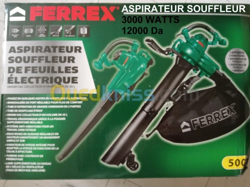 Souffleur aspirateur broyeur, nettoyeur 
