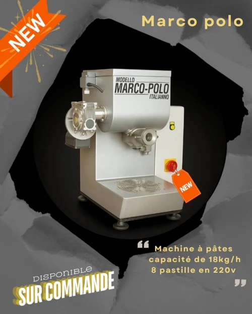 Machine a pâtes 18kg/h 220v ( extrudeuse ) sur commande 