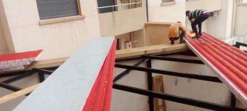 Réalisation béton armé et charpente métallique 