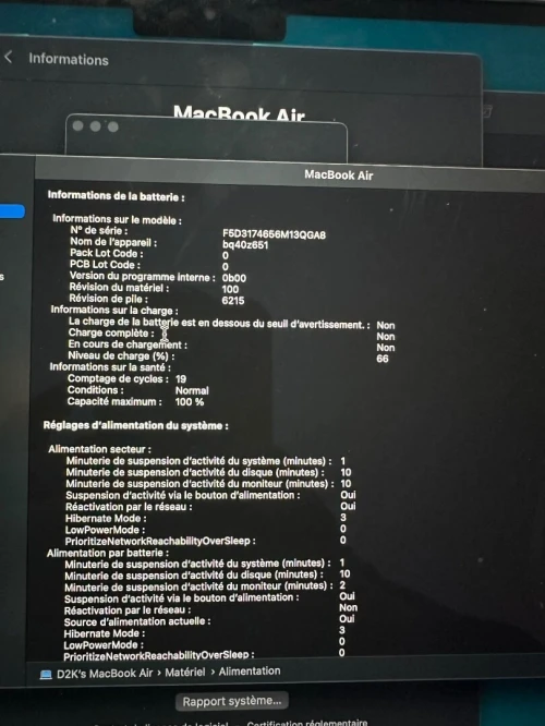 Mcbook air m2 2022