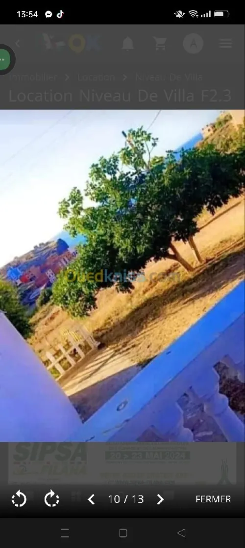 Location Niveau De Villa Tlemcen Marsa ben mhidi