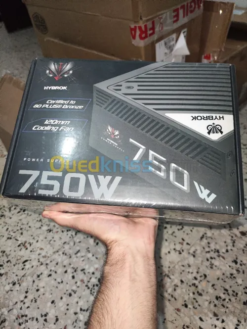 HYBROK 80 PLUS BRONZE 750W ( Produits neuf jamais utilisé ) 