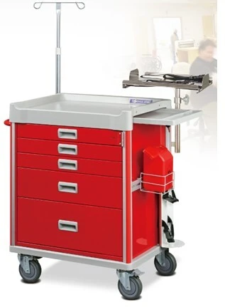 CHARIOT D'URGENCE MEDICAL ALLU ABS 