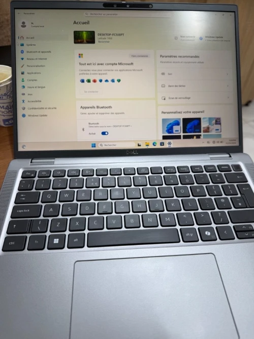 (vendu)DELL LATITUDE 7450 ULTRA 5 135U 16GB 256 SSD 14 FHD ECRAN TACTILE