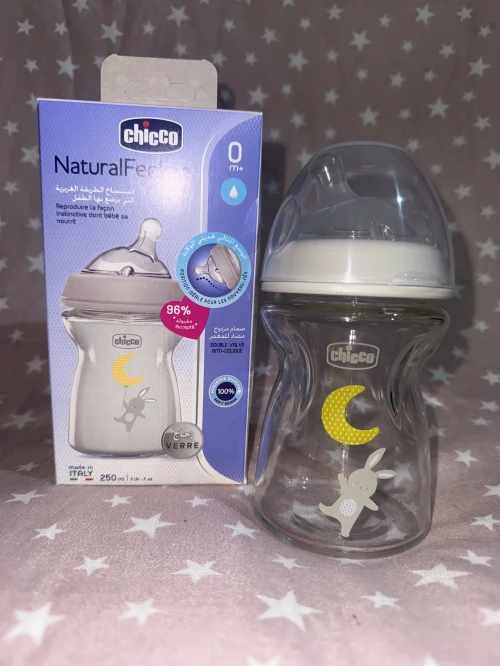 Biberon Chicco Natural feeling en verre 250 ml