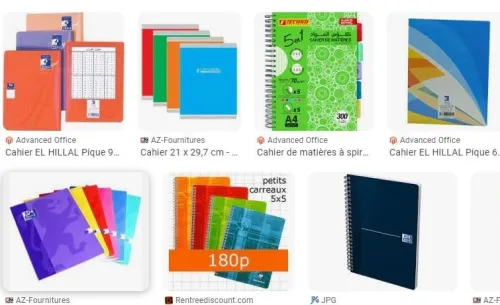 A vendre ligne de fabrication cahiers scolaire & universitaires