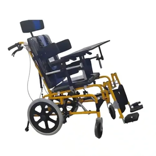 Fauteuil roulant IMC Jaune  Maintien postural & sécurité  Livraison Algérie | Novessia