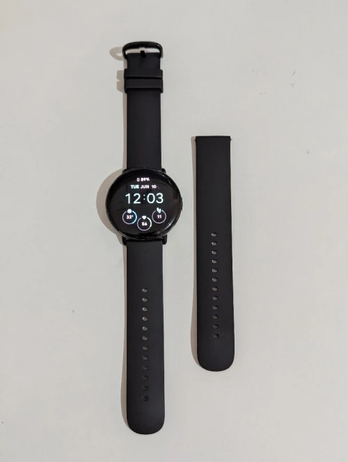 ساعة ذكية.  Amazfit Zepp E Circle Smart Watch