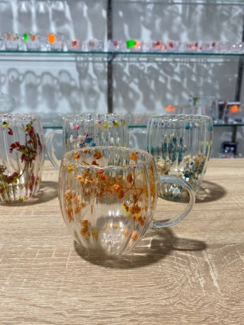 Verre à fleuré  p