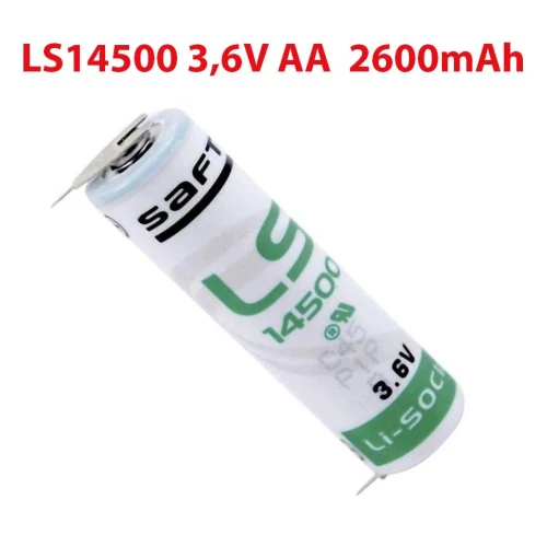 Batteries Lithium SAFT 14500 3.6V   Originales Vente Gros & Détail SOUDABLE OU NON SOUDABLE