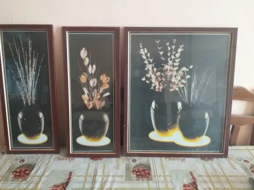 ensemble de trois cadres