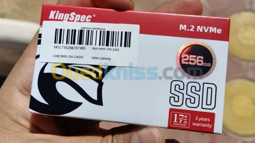 KingSpec SSD 256GB interne M.2 NVMe PCIe 3.0 X4 2242