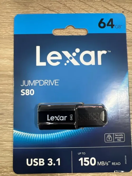 FLASH DISK LEXAR 64G USB 3.1 S80 (130mb/S)